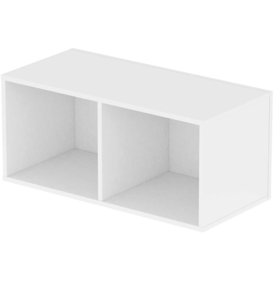 Caja vinilos Glorious Record Box White 230 blanca MDF