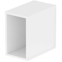 Caja vinilos Glorious Record Box White 55 blanca MDF