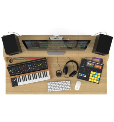 Mesa Glorious Vintage Music Station para DJ y estudio