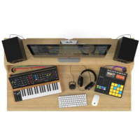 Mesa Glorious Vintage Music Station para DJ y estudio