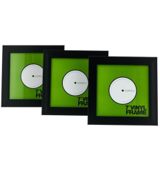 Set de 3 marcos Glorious Vinyl Frame 7" Black para vinilos