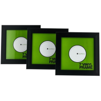 Set de 3 marcos Glorious Vinyl Frame 7" Black para vinilos Set de 3 marcos Glorious Vinyl Frame 7" Black para vinilos
