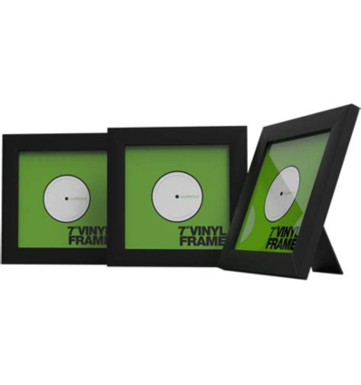 Set de 3 marcos Glorious Vinyl Frame 7" Black para vinilos