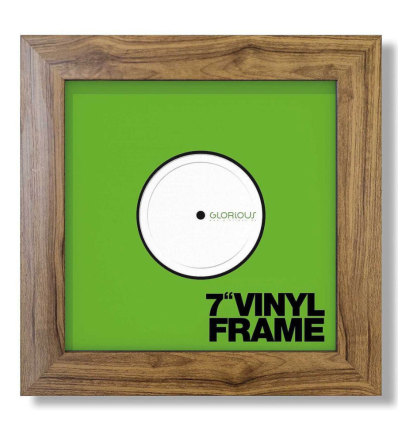 Set de 3 marcos Glorious 7" Rosewood para vinilos