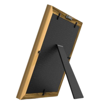 Set de 3 marcos Glorious 7" Rosewood para vinilos