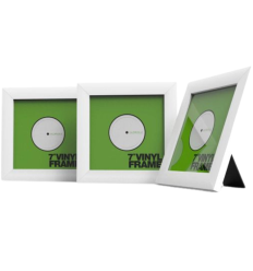 Set de 3 marcos Glorious Vinyl Frame 7" White para vinilos