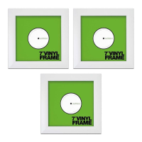 Set de 3 marcos Glorious Vinyl Frame 7" White para vinilos Set de 3 marcos Glorious Vinyl Frame 7" White para vinilos