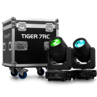BEAMZ PRO Tiger 7RC 230W | Pack 2 cabezas móviles con flightcase