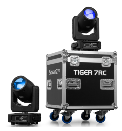 BEAMZ PRO Tiger 7RC 230W | Pack 2 cabezas móviles con flightcase