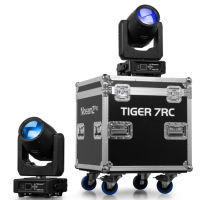 BEAMZ PRO Tiger 7RC 230W | Pack 2 cabezas móviles con flightcase