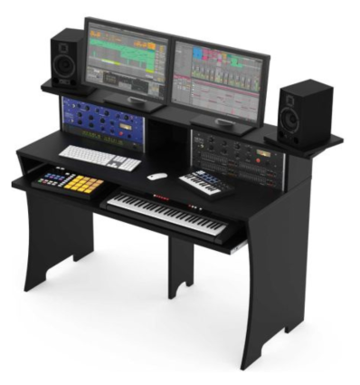 Glorious Workbench Negro: Estación de Trabajo para Estudios