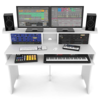 Glorious Workbench Blanco: Estación de Trabajo para Estudios