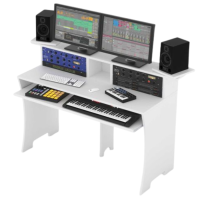 Glorious Workbench Blanco: Estación de Trabajo para Estudios