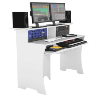 Glorious Workbench Blanco: Estación de Trabajo para Estudios