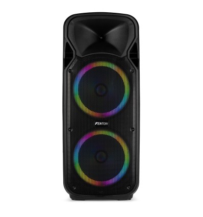 Fenton FT212LED MK2 Bafle Activo Doble 12" 1400W con Bluetooth y LED