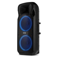 Fenton FT212LED MK2 Bafle Activo Doble 12" 1400W con Bluetooth y LED