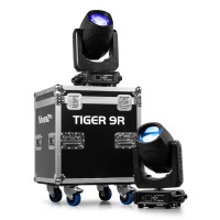 BeamZ Pro Tiger 9R 260W Cabeza Móvil Beam | Pack 2 + Flightcase