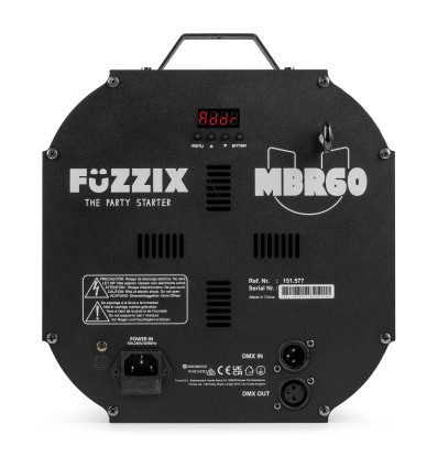 Fuzzix MBR60 Reflector de Haz de Espejo | Efecto de Luz Profesional