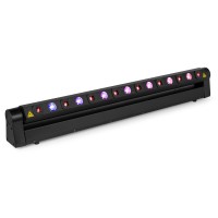Barra móvil BEAMZ Hyaden con 7 LED y 8 láseres para DJ