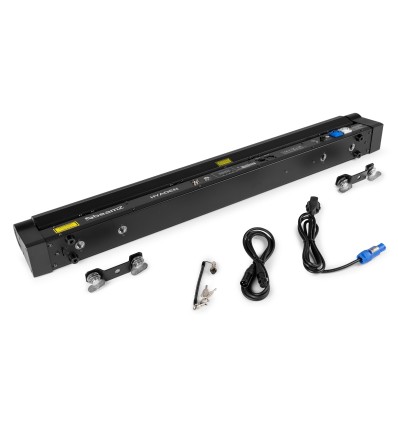 Barra móvil BEAMZ Hyaden con 7 LED y 8 láseres para DJ