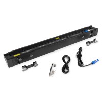 Barra móvil BEAMZ Hyaden con 7 LED y 8 láseres para DJ