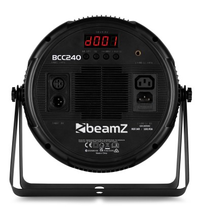 Foco LED plano BEAMZ BCC240 RGBW 27x4W profesional