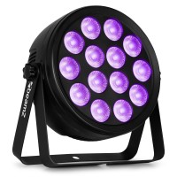 Foco LED plano BEAMZ BCC165 con 14x 4W RGBAW-UV para iluminación profe