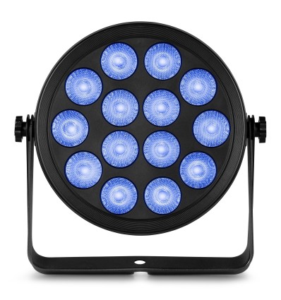 Foco LED plano BEAMZ BCC165 con 14x 4W RGBAW-UV para iluminación profe