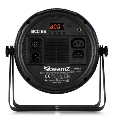 Foco LED plano BEAMZ BCC165 con 14x 4W RGBAW-UV para iluminación profe