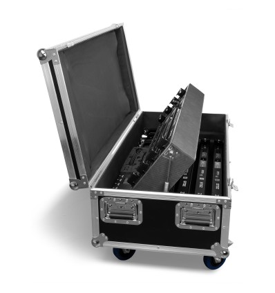 BEAMZ ZEUS: Set de 8 tubos LED RGBW a batería con flightcase