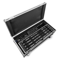 BEAMZ ZEUS: Set de 8 tubos LED RGBW a batería con flightcase