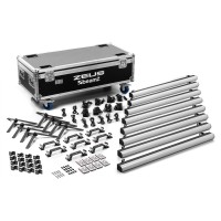 BEAMZ ZEUS: Set de 8 tubos LED RGBW a batería con flightcase