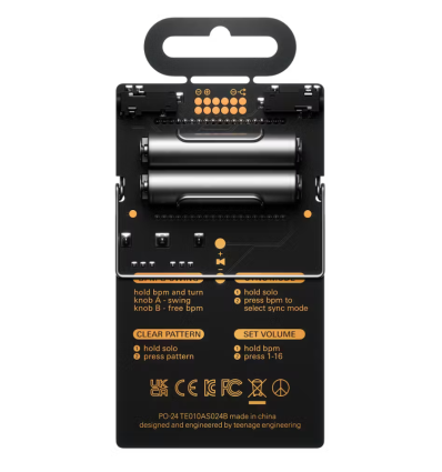 Teenage Engineering PO-24 Office – Caja de ritmos portátil vintage