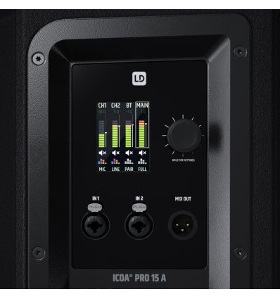 LD Systems ICOA PRO 15 A | Altavoz activo 15" Bluetooth