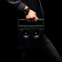 OB–4 Leather Bag & Strap - Funda de cuero para OB-4