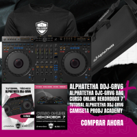 ALPHATHETA DDJ-GRV6 + BOLSA + TUTORIAL + CURSO + CAMISETA