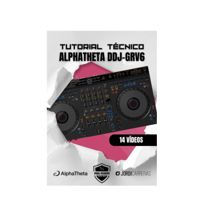 ALPHATHETA DDJ-GRV6 + BOLSA + TUTORIAL + CURSO + CAMISETA