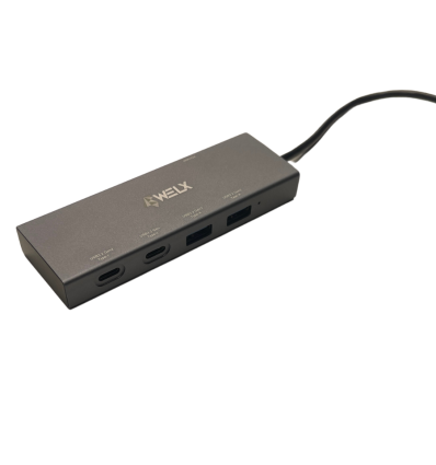 WELX WL2 - 5 Port Hub USB-C | Alta velocidad y carga 100W