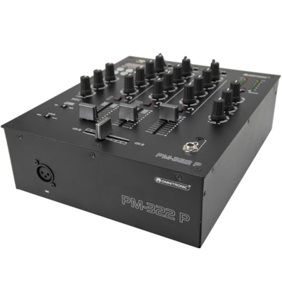 Omnitronic PM-322P Mezclador DJ 3 Canales con Bluetooth y USB