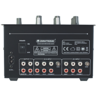 Omnitronic PM-222 Mezclador DJ 2 Canales Compacto y Funcional
