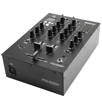 Omnitronic PM-222P Mezclador DJ 2 Canales con Bluetooth y MP3