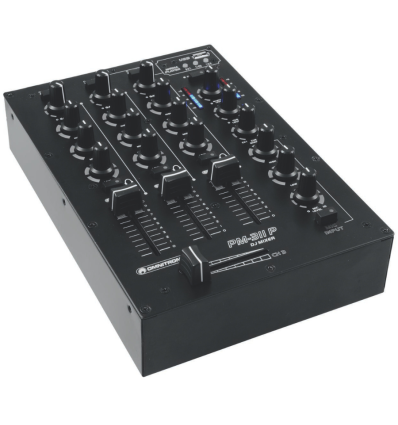Omnitronic PM-311P Mezclador DJ 3 Canales con Reproductor MP3