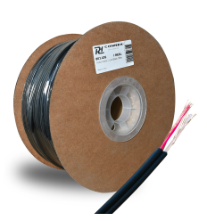 PD CONNEX 803.436 RX38 CABLE DE AUDIO 2 CONDUCTORES NEGRO 100M