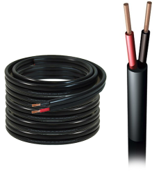 PD CONNEX 801.816 RX10 CABLE ALTAVOZ LINEA DE 100V, 2 X 1.5MM, 15A, NEGRO, 50M