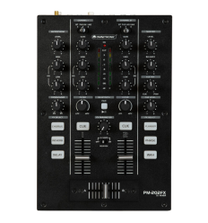 Omnitronic PM-202FX: Mezclador DJ 2 canales con efectos y Bluetooth