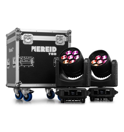 BeamZ PRO FC760N - Flightcase para 2 cabezas móviles Nereid760