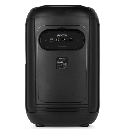 FENTON TRACK165 - Altavoz portátil 120W con LED y Bluetooth