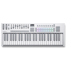 Novation Launchkey 49 MK4 White – Controlador MIDI 49 teclas