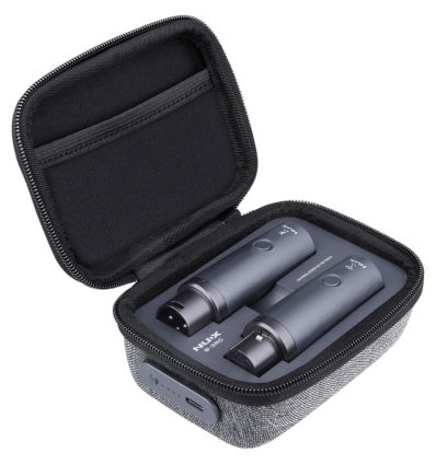 NUX B-3RC – Sistema de micrófono inalámbrico 2.4GHz con estuche