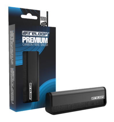 Reloop Cepillo para Vinilos de Fibra de Carbono Premium - Limpieza Pro